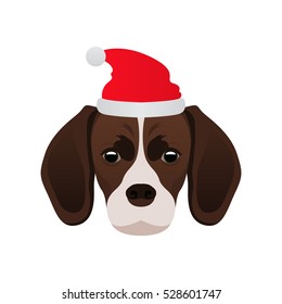 Merry Christmas Dog Beagle
