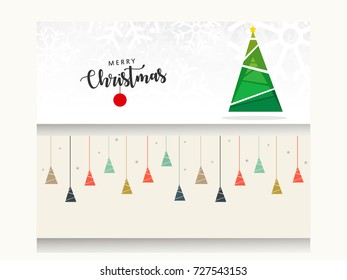 Merry Christmas, Easy to Edit, Vector Illustration, Christmas Background.