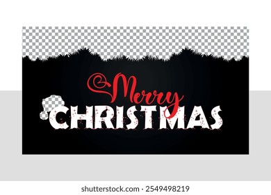 Navidades alegres con Vectores premium editables del efecto del estilo del texto .