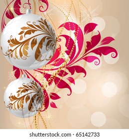 Frohe Weihnachten Eleganter Hintergrund für Grüße Karte