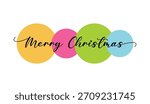 Merry Christmas elegant calligraphy and Bethlehem star. Holy night vector handwriting concept for x mas greeting card or church service invitation