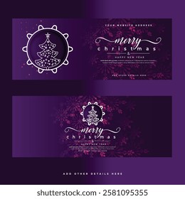 Merry Christmas Elegant Card Design