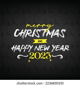 Merry Christmas Elegant Instagram Post Template
