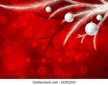 Merry Christmas Elegant Suggestive Background for Greetings Card