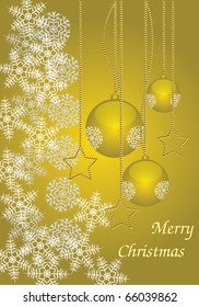 Merry Christmas Elegant Suggestive Background for Greetings Card