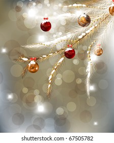 Frohe Weihnachten Eleganter, Suggestive Hintergrund für die Grußkarte