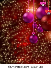 Merry Christmas Elegant Suggestive Background for Greetings Card
