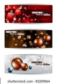 Merry Christmas Elegant Suggestive Background for Greetings Card or Advertising Banners