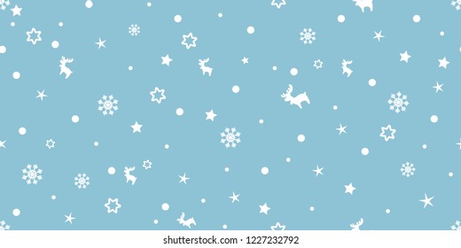 Merry Christmas, A lot of christmas element, Xmas seamless pattern, Vector cartoon illustration background repeat wallpaper.