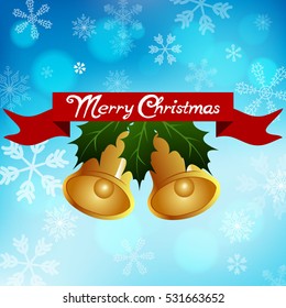 Merry Christmas. Elements are layered separately. Easy editable.