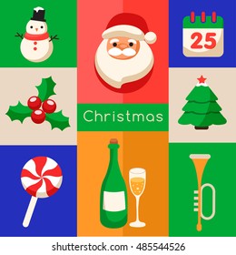 Merry Christmas Elements  : Vector Illustration