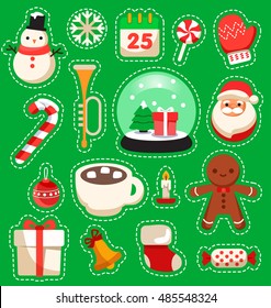 Merry Christmas Elements  : Vector Illustration
