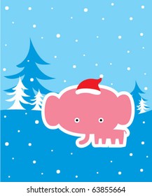merry christmas elephant
