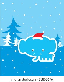 merry christmas elephant