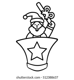 merry christmas elf character vector illustration design