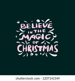 Merry Christmas to Everyone, Background With Typography and Elements