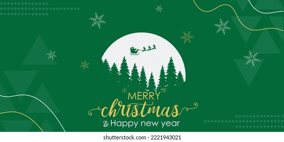 Merry Christmas Everyone greeting cards, Vintage Background With Christmas vibes. Merry Christmas and happy new year text design, vector illustration.