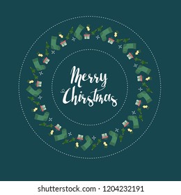 Merry Christmas Everyone, Vintage Background 