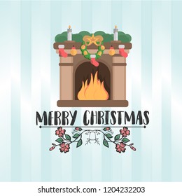 Merry Christmas Everyone, Vintage Background 