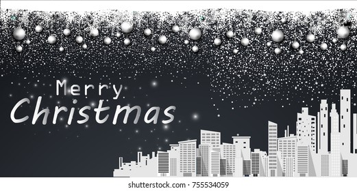 Merry christmas festival background.