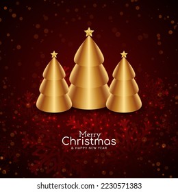 Merry Christmas festival background design vector