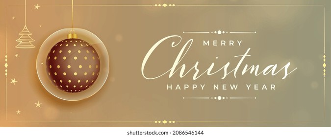 merry christmas festival banner decorative design
