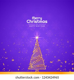 Merry Christmas festival celebration greeting background