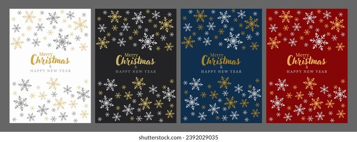 Merry Christmas. Festive design luxury background. Template for postcards, banners, posters and creative ideas