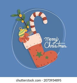 merry christmas festive season card