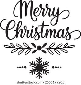 merry christmas festive vector design