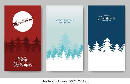 Merry Christmas Flat Bundle Template