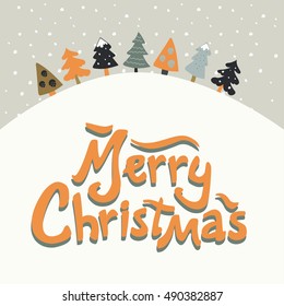 Merry Christmas forest