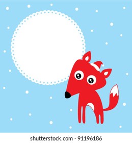 merry christmas fox