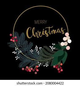 Merry Christmas Frame Greeting Card