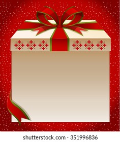 Merry Christmas ,Gift ,Christmas background vector