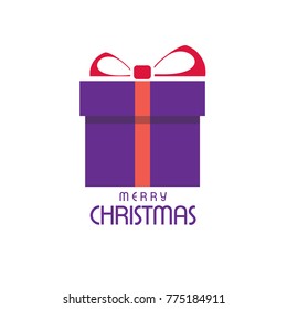 Merry Christmas with gift boxes
