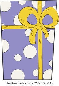 Merry Christmas Gift Illustration Design Graphic Element