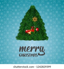 Merry Christmas Gift Tree Background
