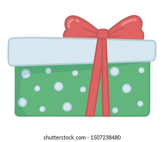 Merry christmas gift vector design