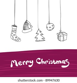 Merry Christmas Gifts Illustration. Vector, Eps8.