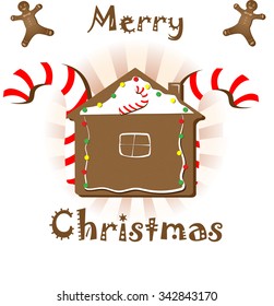 Merry Christmas with Ginger Bread