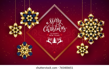 Merry Christmas gold