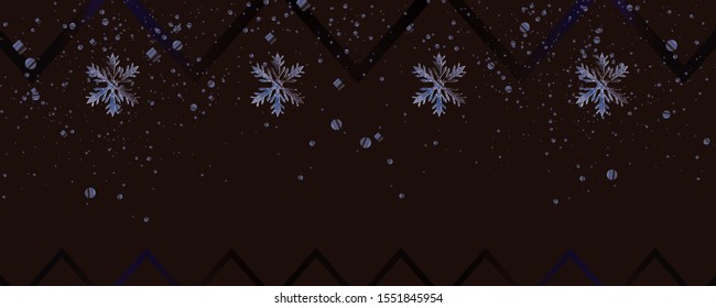 Merry Christmas gold frame vector elegant on dark green banner design of sparkling lights
