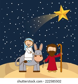 merry christmas graphic design , vector illustration