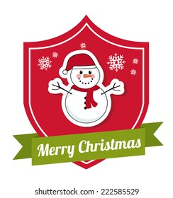 merry christmas graphic design , vector illustration