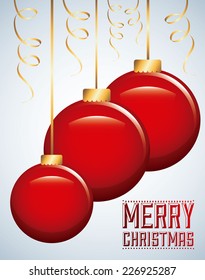 merry christmas graphic design , vector illustration
