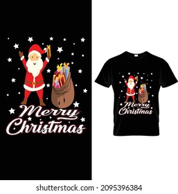 MERRY CHRISTMAS GRAPHIC TEES.MERRY CHRISTMAS DESIGN .Typography vintage Design. Christmas T-shirt Design, Vintages Tshirt, Vector,Happy Christmas Day Gift.