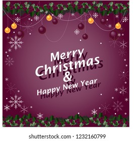 Merry Christmas Graphic Text