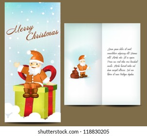 Merry Christmas, greeting card