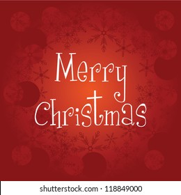 Merry Christmas greeting card